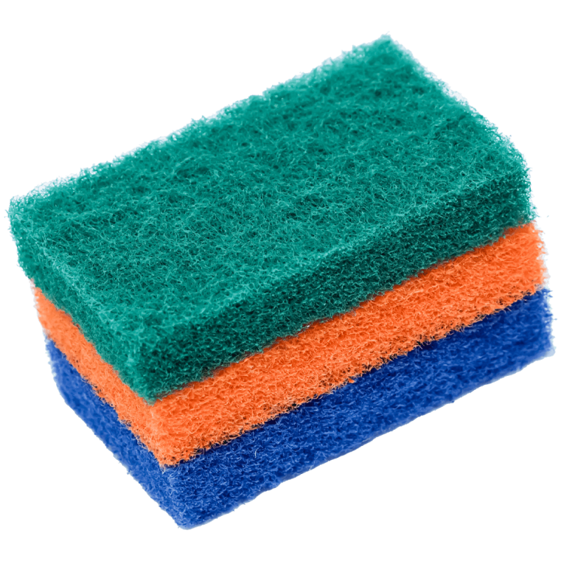 Bureti vase fibra abraziva grosi 11x7x2cm 3 buc multicolor bucatarie curatare grasime rezistenti Kanglilai